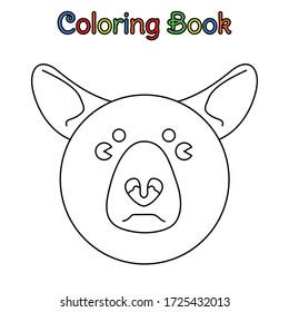 besito lindo del libro de colores