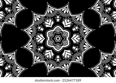 Coloring book for kids and adults handmade, doodling, zentangle, antistress. Black and white vector original mandala template. Pattern of the East, Asia, India, Mexico, Aztec, Peru isolated.