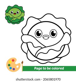 Libro de coloración para niños, vector de col