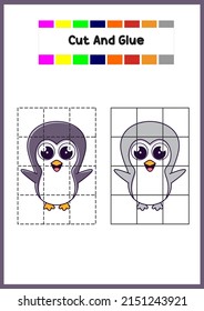 coloring book for kids penguins