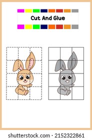 coloring book for kids rabbit