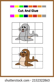coloring book for kids sea lion