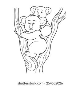 Coloring book (koala)