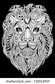 coloring book lion outline