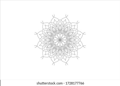 Coloring Book Mandala Art
Fit for packaging design, decorative and other luxury background.
