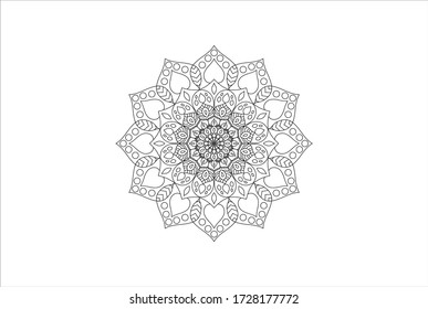 Coloring Book Mandala Art
Fit for packaging design, decorative and other luxury background.

