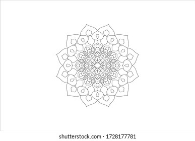 Coloring Book Mandala Art
Fit for packaging design, decorative and other luxury background.
