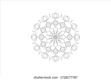 Coloring Book Mandala Art
Fit for packaging design, decorative and other luxury background.
