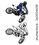 Coloring book moto cross cartoon character