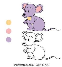 Coloring book (mouse)