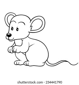 Coloring book (mouse)