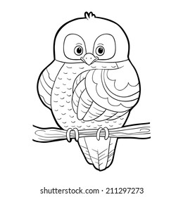 Coloring book (owl)