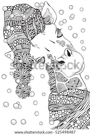 adult coloring image animals in clothes