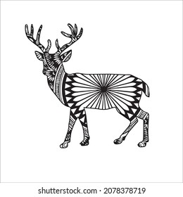 Colorante página de libros diseño de vector animal para adultos