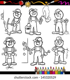 Coloring Book Page Cartoon Vector Illustration Stock Vector (Royalty ...