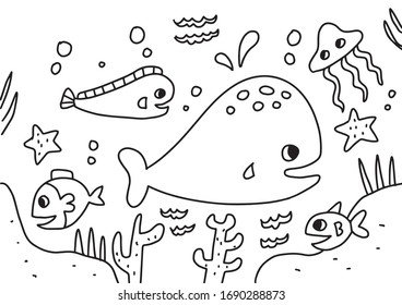 coloring book, coloring page, coloring book for children