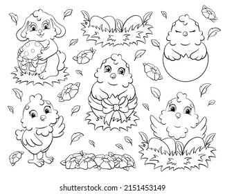 Coloring book page for kids. Cartoon style character. Vector illustration isolated on white background.