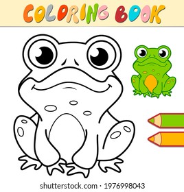 3,537 Coloring book frog Images, Stock Photos & Vectors | Shutterstock