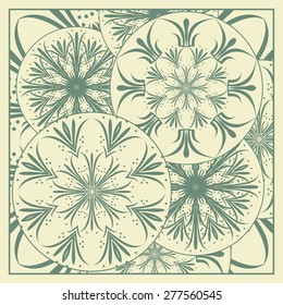 Coloring book page with pattern. Mandala ethnic ornament. Isolated vector illustration.