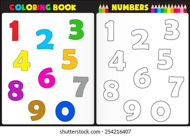 100 Coloring Book Number Free Images