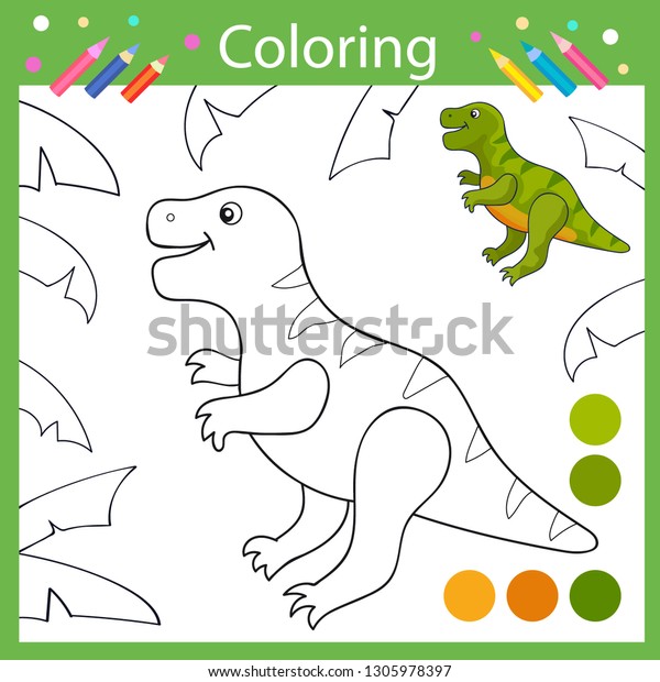 Download Coloring Book Pages Activity Colouring Kids Stock Vector Royalty Free 1305978397