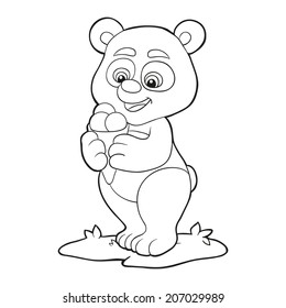 Coloring book (panda)