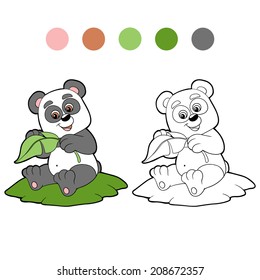 Coloring book (panda)