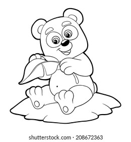 Coloring book (panda)