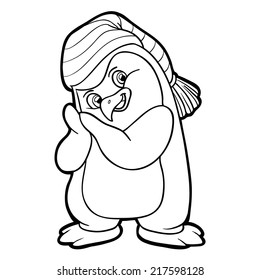 Coloring book (penguin)