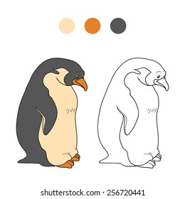 Coloring book (penguin)