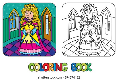 Princess Cartoon Coloring Books Images Stock Photos Vectors Shutterstock