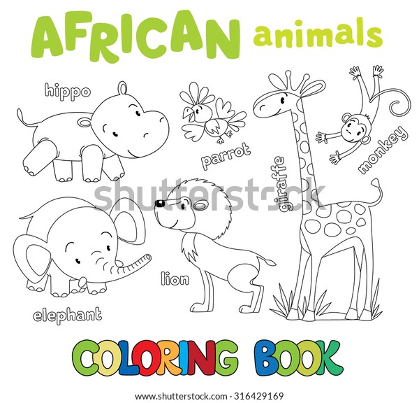 Download Coloring Book Coloring Picture Set Funny Stock Vector Royalty Free 316429169