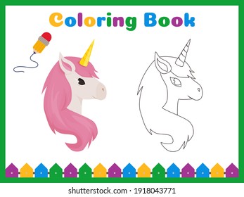 Coloring book for preschool kids with easy educational gaming level. Coloring page preschool activity. Kindergarten printable worksheet. Hand drawn homeschooling colour practice.