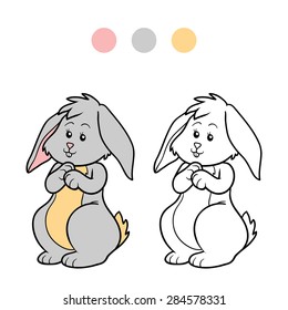 Coloring book (rabbit)