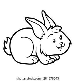 22,402 Cute bunny outline Images, Stock Photos & Vectors | Shutterstock