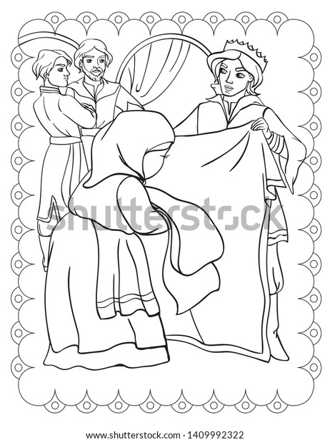 Download Coloring Book Russian Fairy Tale About Stock Vector Royalty Free 1409992322