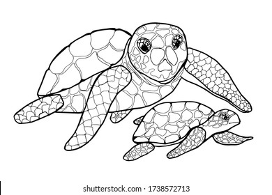 Green Sea Turtle Tattoo Imagenes Fotos De Stock Y Vectores Shutterstock