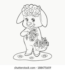 Coloring Book (sheep)