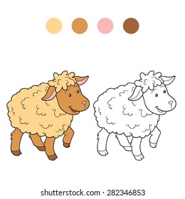 Coloring book (sheep)