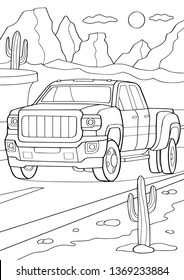 Vehicles Coloring Book Images, Stock Photos & Vectors | Shutterstock