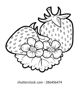 Coloring book (strawberry)