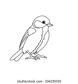 Coloring book: Tit