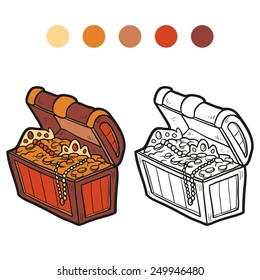 Coloring book (Treasure Chest)