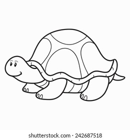 Coloring book (turtle)