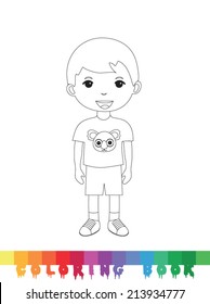 Coloring book. Vector illustration.