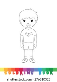 Coloring book - vector illustration.