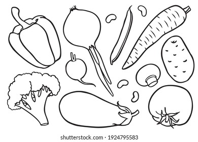 green beans coloring pages