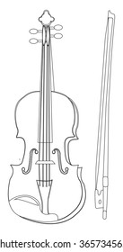 Coloring book - Violin