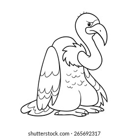 Coloring book (vulture)