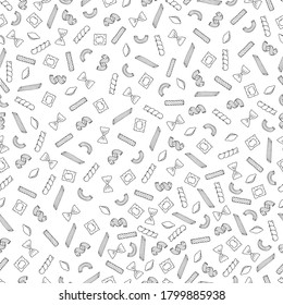 coloring book Wallpaper seamless pattern of paste of different varieties